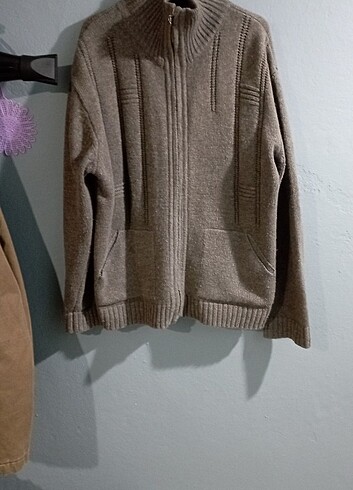 Unisex yün hırka