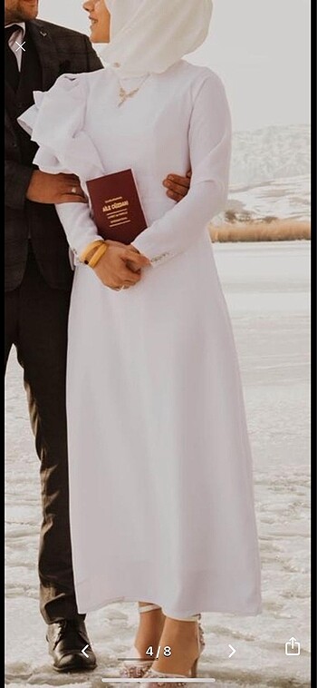 diğer Beden beyaz Renk Özel dikim nikah elbisesi