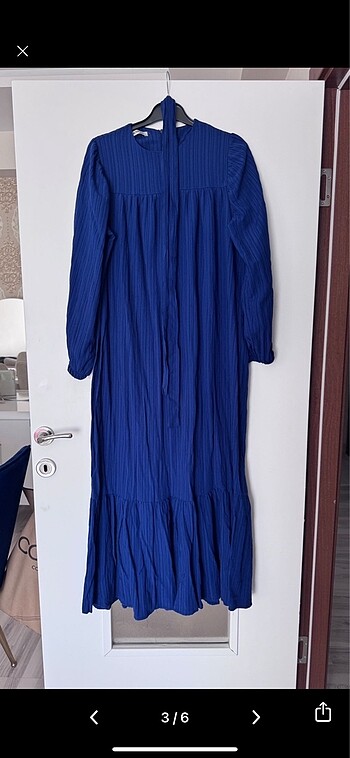 Diğer Robalı Kuşaklı Elbise