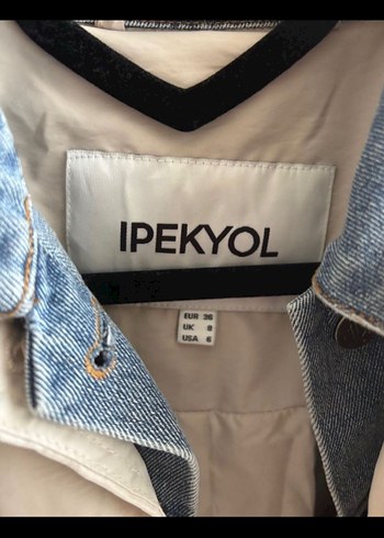 İpekyol orijinal Bej Düğmeli Midi Kadın Kışlık Mont - Görsel 2