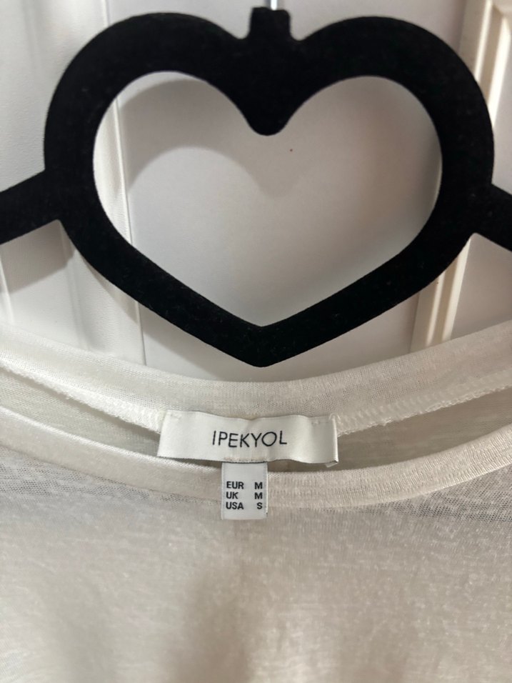 İpekyol Beyaz Kısa Kollu Pamuklu Kadın Bluz - Görsel 4