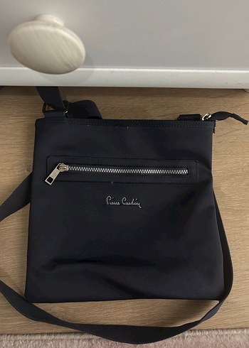 Pierre cardin Siyah Süet Fermuarlı Kadın Çanta - Görsel 2