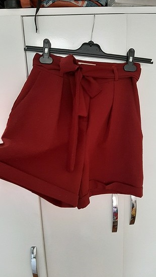bordo şort