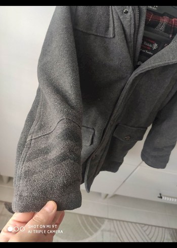 LC Waikiki Gri Düğmeli Erkek Çocuk Kaban