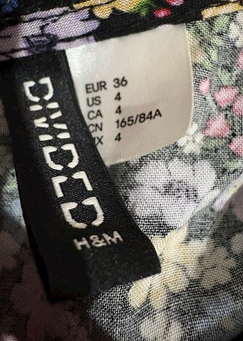 Çiçek Desenli H&M Yazlık Elbise - Görsel 4