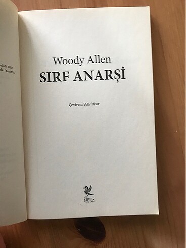  Beden Renk Woody Allen- Sırf Anarşi