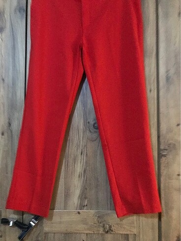Diğer Kırmızı kumaş pantolon