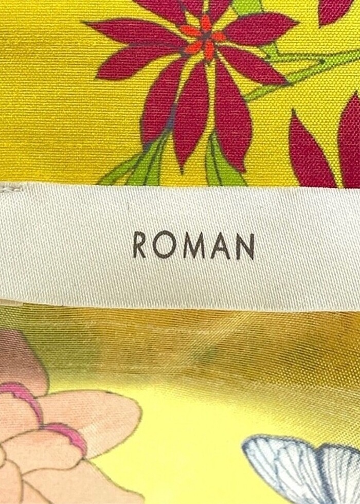 Roman çiçek desenli gömlek - Görsel 4