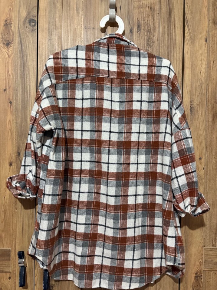 Oversize oduncu gömleği - Görsel 3