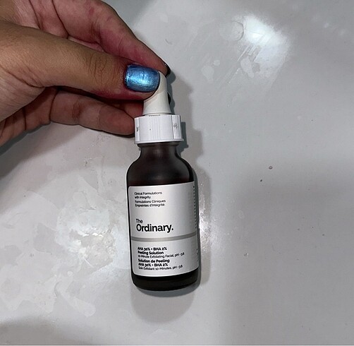the ordinary aha bha serum peeling