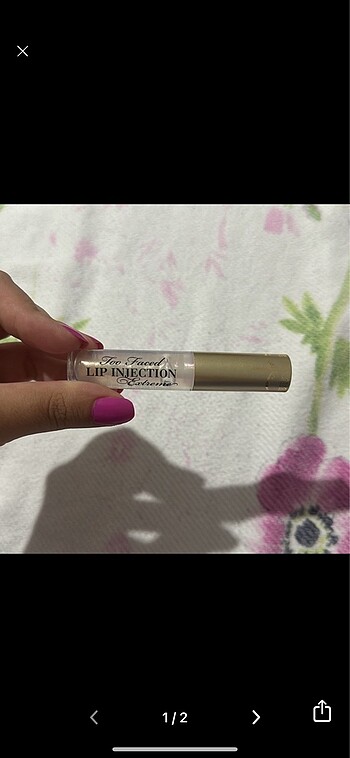too faced lip injection extreme gloss