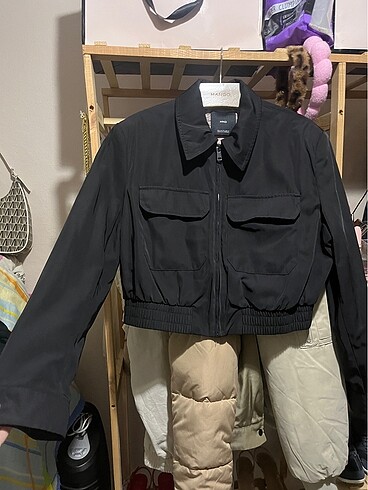 Crop ceket