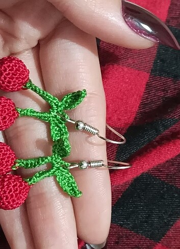  Beden çeşitli Renk Amigurumi küpe 