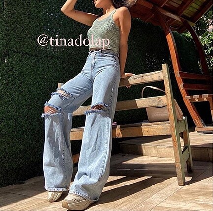 Wide leg jean