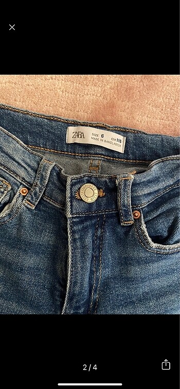 Zara Zara kız çocuk İspanyol pantolon