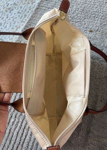 Longchamp m boy krem rengi - Görsel 6