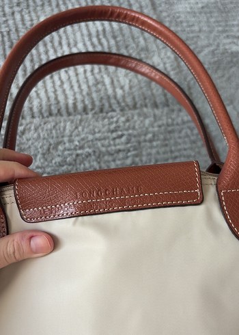 Longchamp m boy krem rengi - Görsel 5