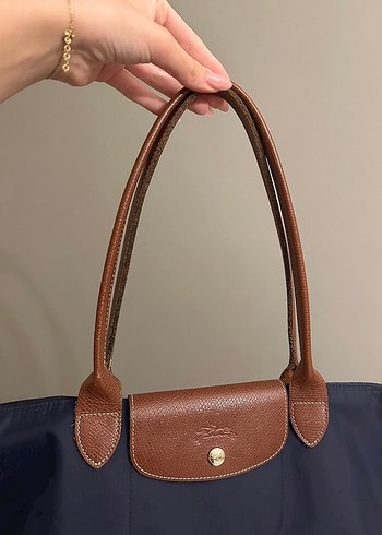 Longchamp Lacivert Çanta - Görsel 3