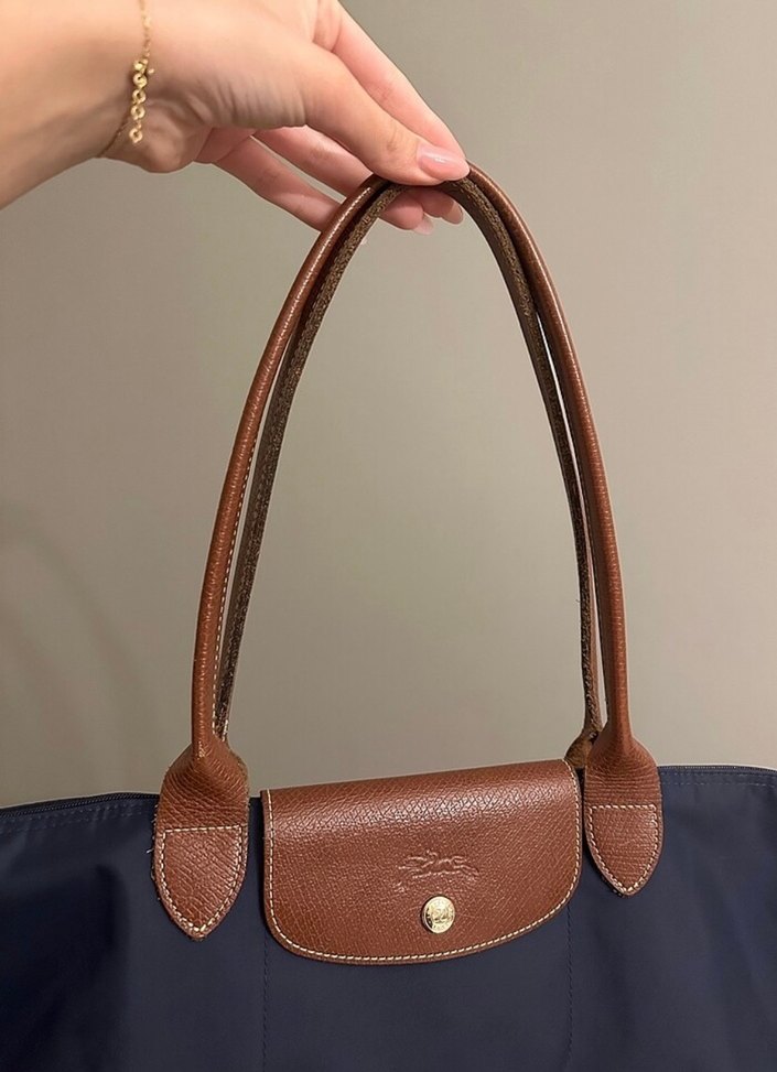 Longchamp Lacivert Çanta - Görsel 3