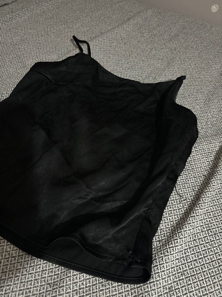 Siyah ince asklılı büstiyer - Görsel 3