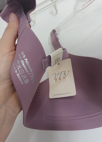 Pastel Pembe Lazer Kesim Sütyen - Görsel 5