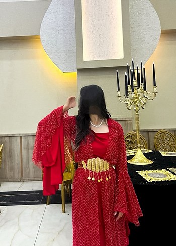 Kırmızı Yöresel Elbise - Görsel 2