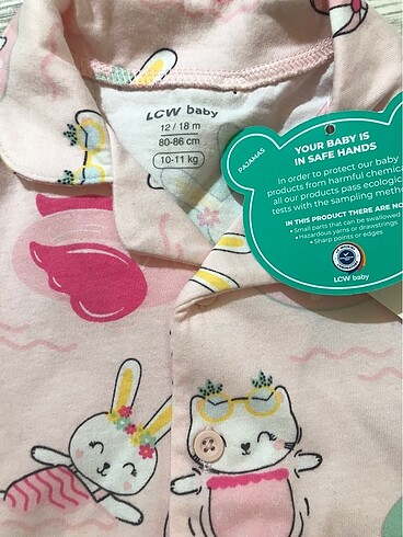 LC Waikiki Bebek pijama takımı