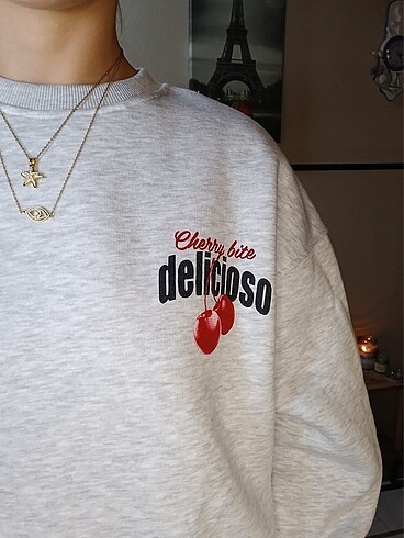 Pull and Bear PULL&BEAR GRİ SWEAT