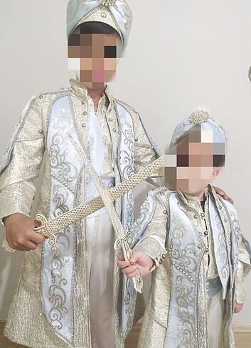 9 Yaş Beden Kardeş sünnet kiyafetleri