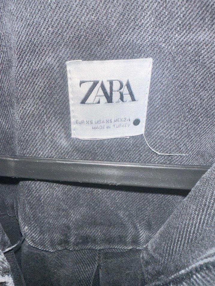 Gri Oversize Denim Ceket - Görsel 2