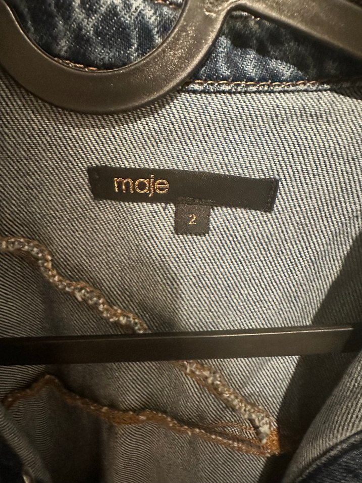 Düğmeli Gri Mavi Kadın Denim Ceket - Görsel 2