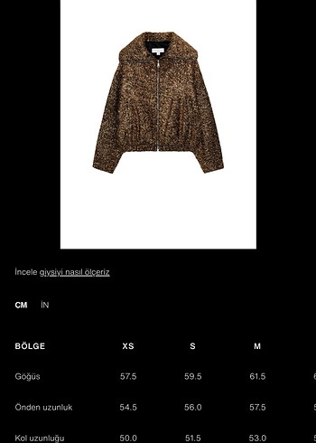 Zara Parlak Altın Kürklü Bomber Ceket - Görsel 11