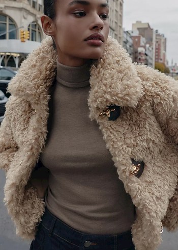 Zara süslü düğmeli ceket - Görsel 4