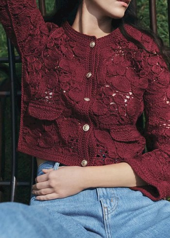 Zara makrome hırka