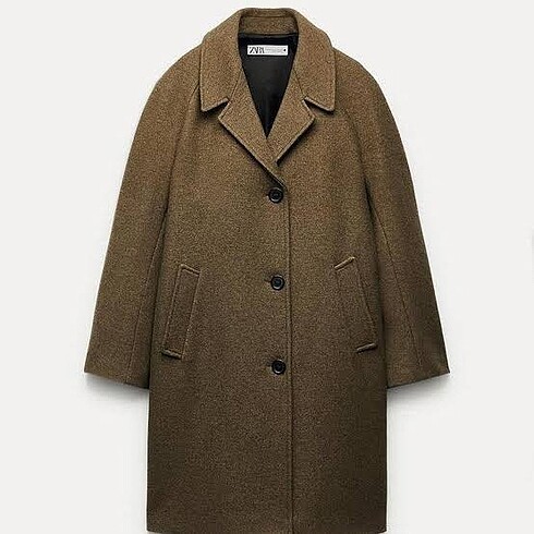 Zara minimalist yün kaban