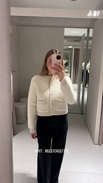 Zara Zara bukle triko hırka