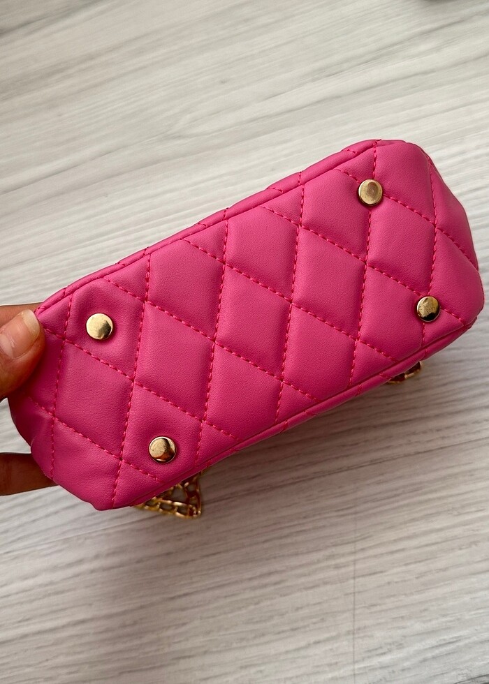 Gold zincir çanta - Görsel 4