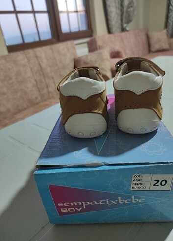 Diğer 21 Numara Hakiki Der Bebek Ayakkabısı