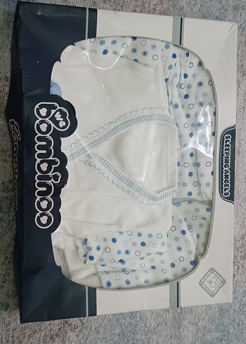 Nakışlı Beyaz Bebek Hastane Kıyafeti Seti - Görsel 2