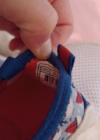 Çocuk Beyaz Renkli Bağcıksız Spor Ayakkabı - Görsel 7