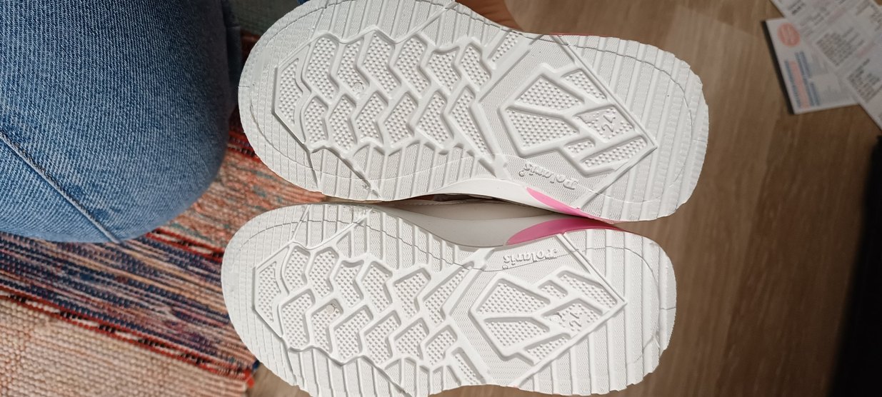 Kız Çocuk Beyaz Renkli Spor Ayakkabı - Görsel 5