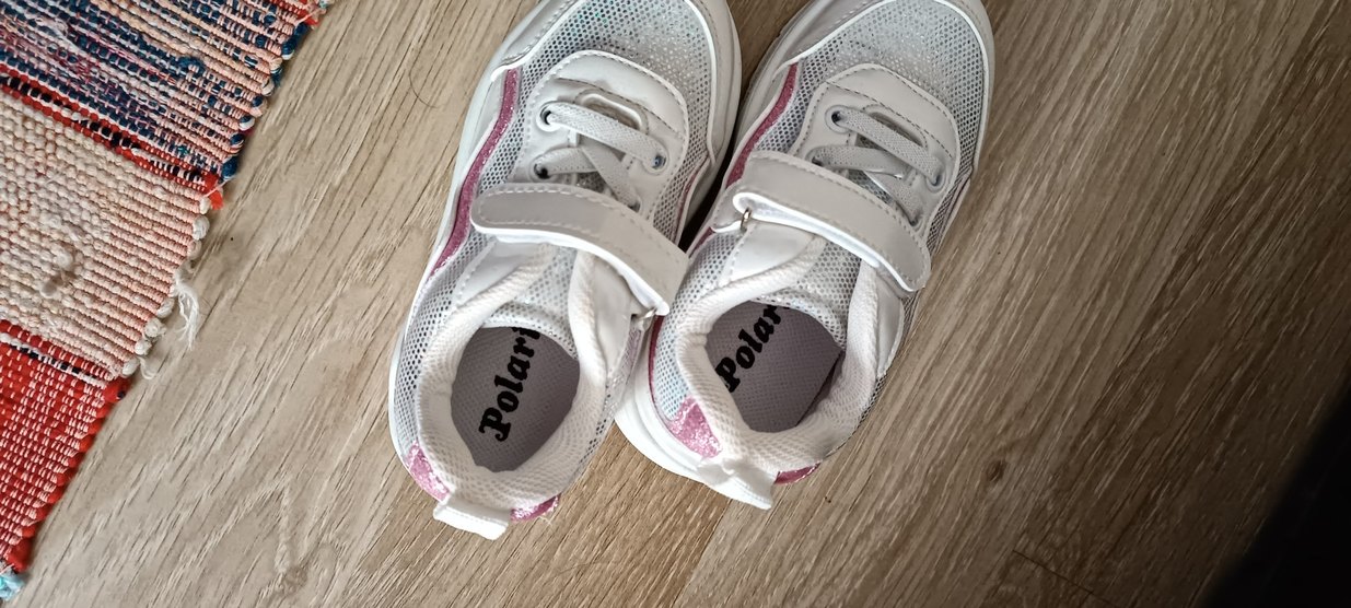 Kız Çocuk Beyaz Renkli Spor Ayakkabı - Görsel 4