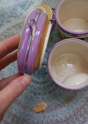 Mor Kapaklı Renkli Mutfak Kavanozları - Görsel 6