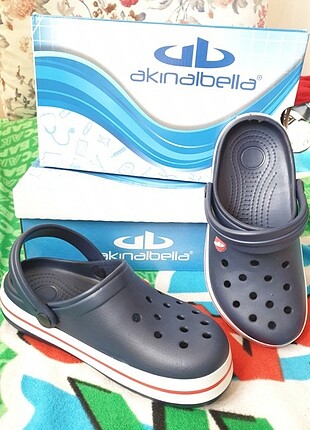 Lacivert Crocs Hastane Doktor Hemşire Ahçı Ev Plaj Terliği 