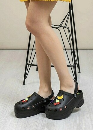 Siyah Crocs Terlik 