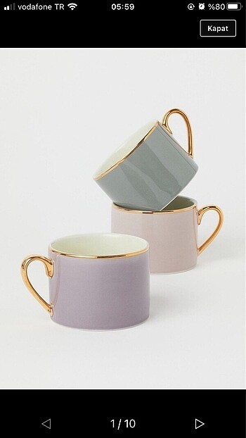 H&M Home Fincan