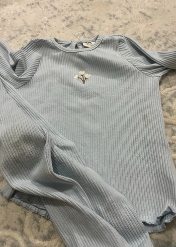 Gri ve Mavi Hamile ve Emzirme Pijama Takımları - Görsel 5