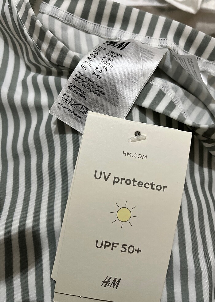 2-4 yaş 50 faktör uzun kol mayo - Görsel 2