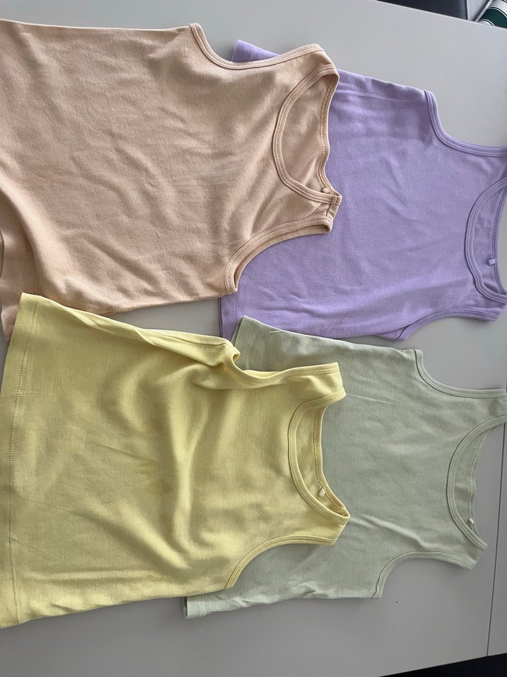 Çocuk Pastel Renk Basic Atlet — görsel 2/5