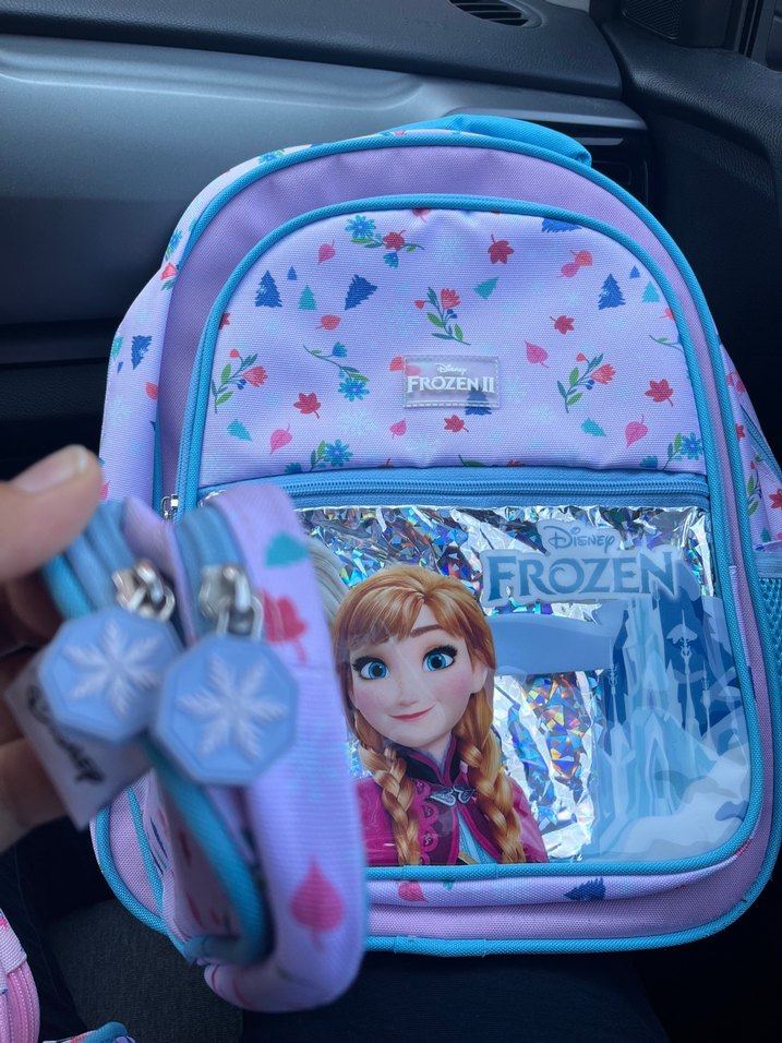 Frozen II Çiçek Desenli Çocuk Sırt Çantası  ilkokul — görsel 5/9